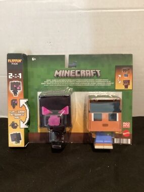 Minecraft Flippin' Figs 2-in-1 Figure Set -Sunny & the Ender Dragon